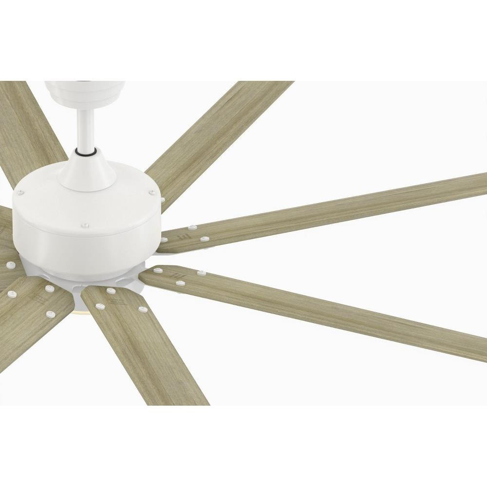 Levon Custom 8 Blade Ceiling Fan with Light Kit 64 Inch Wide by