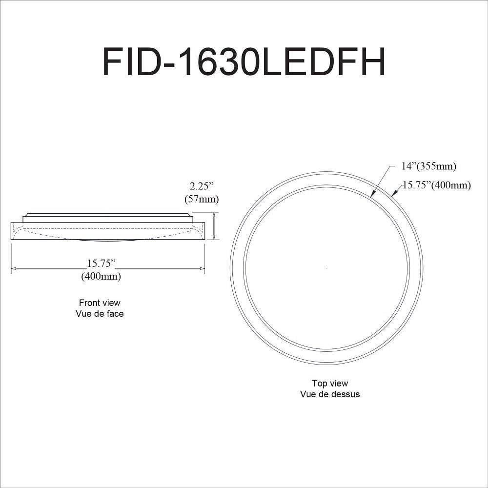 fid-1630ledfh-mb | dimension