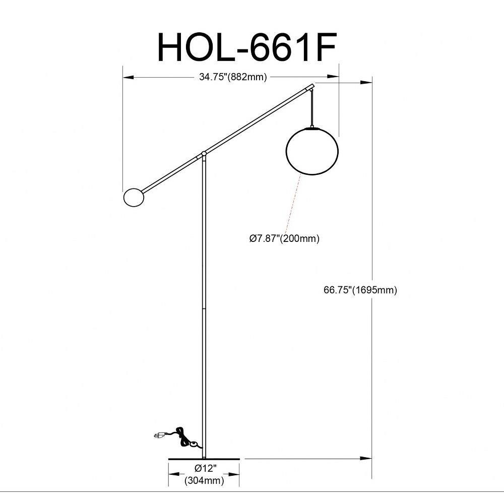 HOL-661F-AGB | dimension