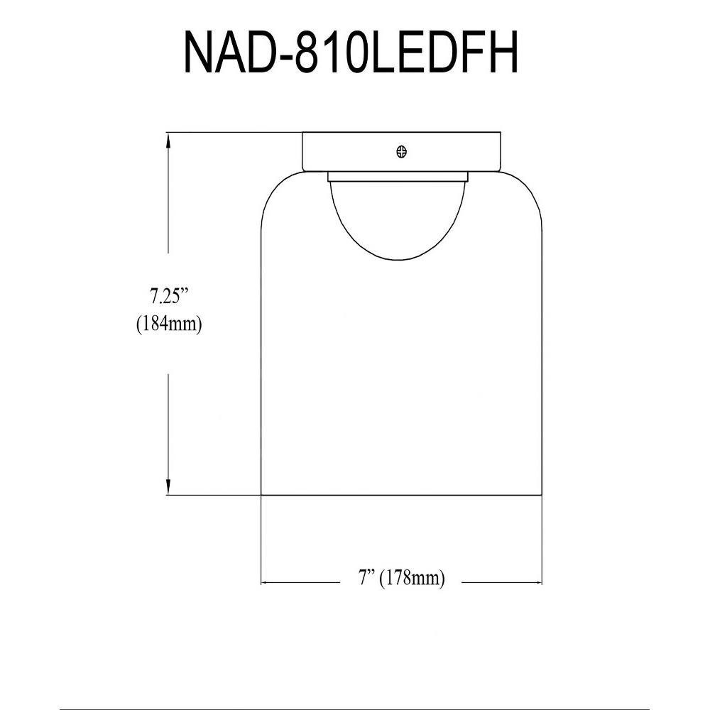 NAD-810LEDFH-PC | dimension