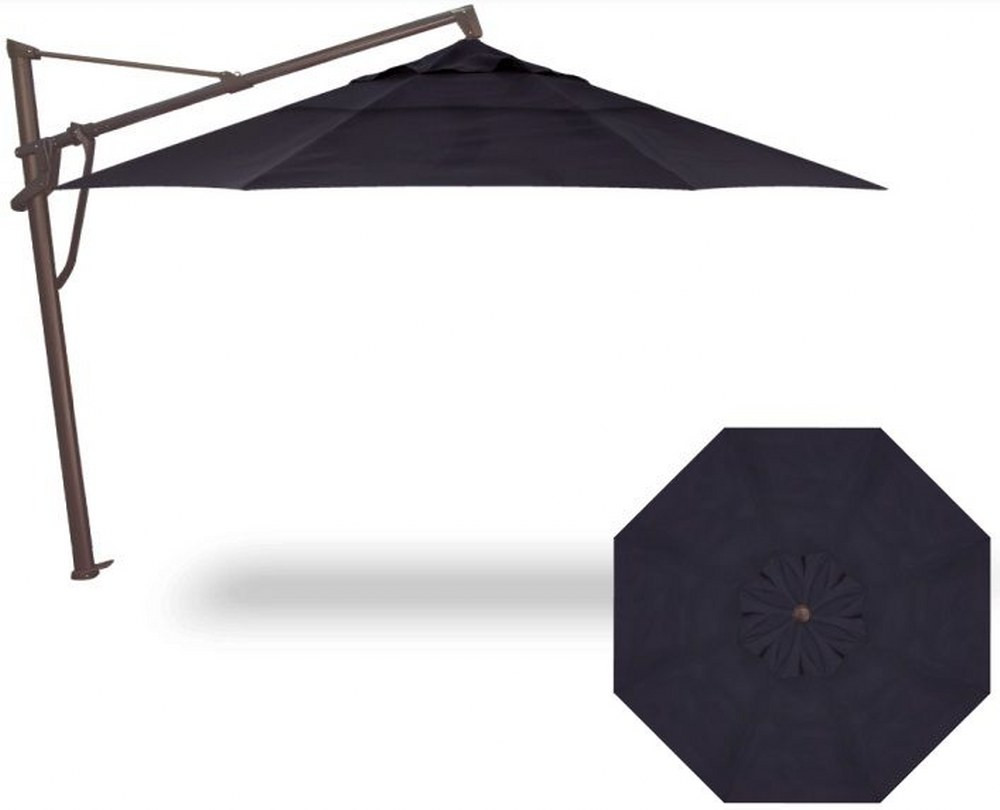Starlux 13 Foot Manual Octagon Cantilever Umbrella by Treasure