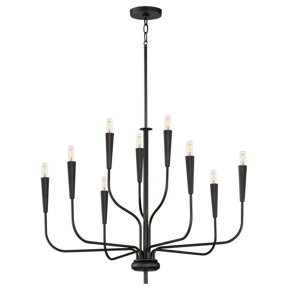 Vela 9 Light Large Chandelier by Maxim - 24819 - MaximLight