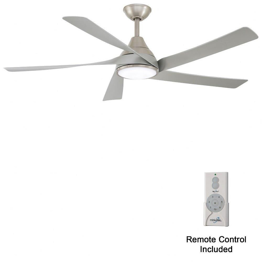 Transonic 5 Blade Ceiling Fan 15.35 Inch H and 56 Inch W by Minka
