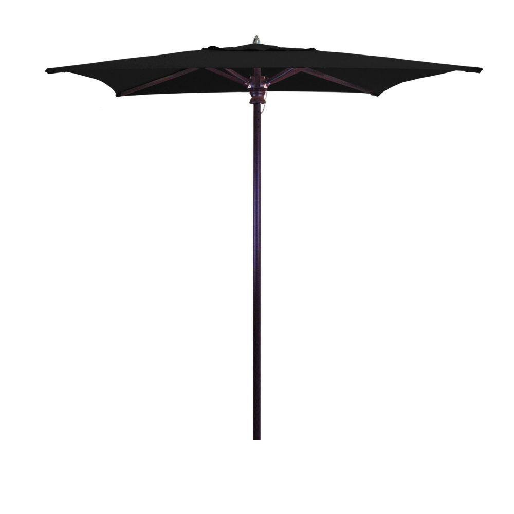 6 foot patio umbrella black Classic Wood 6.5 ft Square Introducing The Lean Tilt Umbrella JEAREY 6. 5 ft x