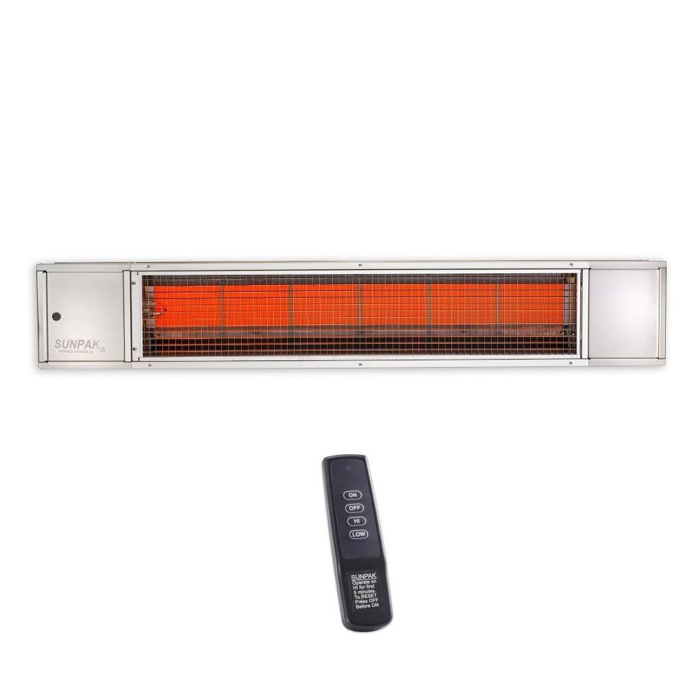 25k to 34k BTU Two Stage Mounted Gas Heater with Remote 48 Inch by