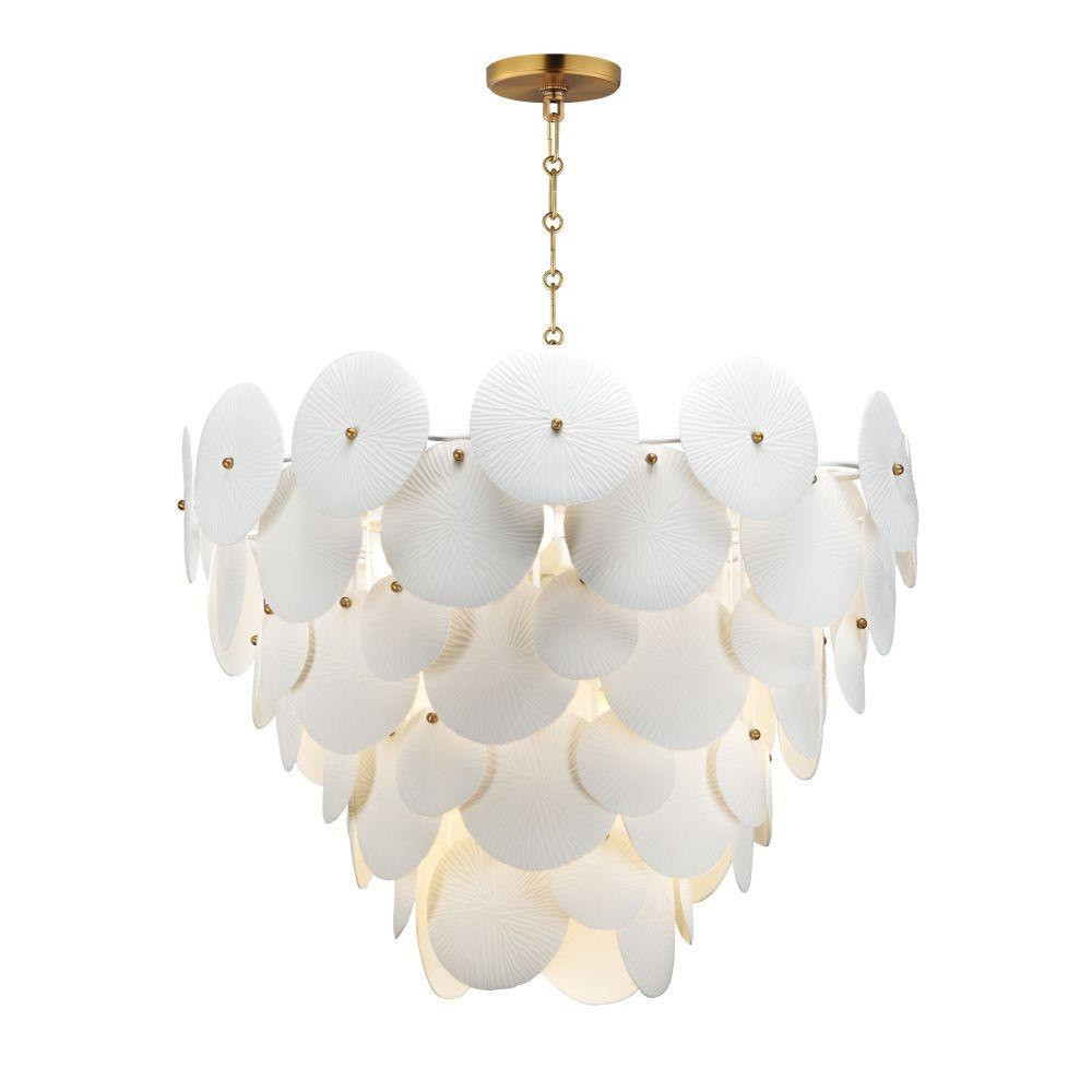 Isla 8 Light Chandelier 22.25 Inch Tall and 28.75 Inch Wide by