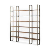 Taunton Shelving Unit 90 Inch Tall and 10.5 Inch Wide By Mercana - 50242-AB