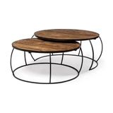 Clapp Coffee Table 20 Inch Tall and 44 Inch Wide By Mercana - 50350