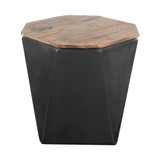 Esagono End/Side Table 21 Inch Tall and 19 Inch Wide By Mercana - 67519