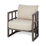 Skylar Accent Chair 33.75 Inch Tall and 29.75 Inch Wide By Mercana - 67514
