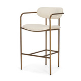 Parker Seat Stool 36.5 Inch Tall and 21.5 Inch Wide By Mercana - 71228