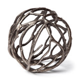 Sphaira Decorative Tree Branch Orb Object 7 Inch and 7 Inch Wide By Mercana - 68412
