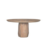 Fitzgerald Round Dining Table 30 Inch Tall and 60 Inch Wide By Mercana - 68565-AB