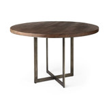Faye Round Dining Table 30 Inch Tall and 48 Inch Wide By Mercana - 69176-AB