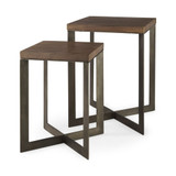 Faye End/Side Table (Set of 2) 26 Inch Tall and 19 Inch Wide By Mercana - 69178