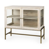 Arelius Accent Cabinet 32 Inch Tall and 18.75 Inch Wide By Mercana - 69226