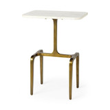 Preston Accent Table 22.8 Inch Tall and 11.3 Inch Wide By Mercana - 69672