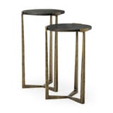 Atticus Accent Table 24 Inch Tall and 13.25 Inch Wide By Mercana - 69728