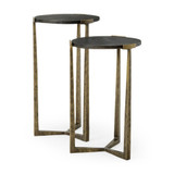 Atticus Accent Table 24 Inch Tall and 13.25 Inch Wide By Mercana - 69728
