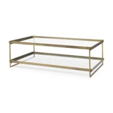 Trey Coffee Table 17 Inch Tall and 32 Inch Wide By Mercana - 69783
