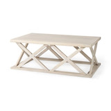 Forsey Rectangle Coffee Table 17.5 Inch Tall and 28 Inch Wide By Mercana - 69741
