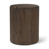 Terra Side Table 22 Inch Tall and 18 Inch Wide By Mercana - 69881
