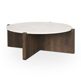 Bianca Coffee Table 16 Inch Tall and 48 Inch Wide By Mercana - 70647-AB