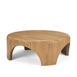 Shima Round Coffee Table 16 Inch Tall and 45 Inch Wide By Mercana - 70832