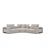Warner 3 Piece Corner Piece Sofa Set 32.68 Inch X 113 Inch Wide By Mercana - 71025-C
