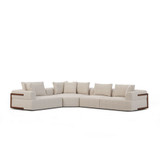 Warner Long Right Sectional 32.68 Inch Tall and 113 Inch Wide By Mercana - 71025-D