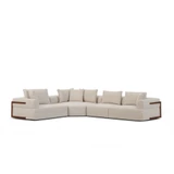 Warner Long Right Sectional 32.68 Inch Tall and 113 Inch Wide By Mercana - 71025-D