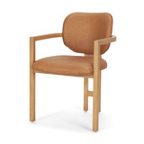 Carlisle Dining Armchair 33.25 Inch Tall and 23 Inch Wide By Mercana - 71255