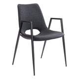 Desi Dining Chair (Set of 2) 32.5 Inch Tall X 21.7 Inch Wide by Zuo Modern - 101694_p