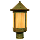 Berkeley 1 Light Post Mount 13.25 Inch X 8.38 Inch Wide by Arroyo Craftsman - BP-8