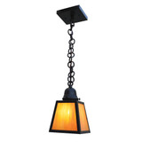 A Line 1 Light Pendant without Overlay 7.88 X 4.75 by Arroyo Craftsman - AH-1