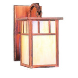 Huntington 1 Light Wall Mount/Double T Bar Overlay 8.75 by Arroyo Craftsman - HB-4L