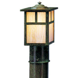 Mission 1 Light Post Mount with T Bar Overlay 6.75 X 5 by Arroyo Craftsman - MP-5