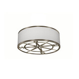 Compass 2 Light Flush Mount 6 Inch Tall and 16 Inch Wide by Lite Tops - FM-S100-725CO
