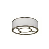 Chambers 2 Light Flush Mount 6 Inch Tall and 16 Inch Wide by Lite Tops - FM-S100-725