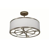 Compass 2 Light Semi Flush Mount 15 Inch Tall and 16 Inch Wide by Lite Tops - SF-S100-723CO