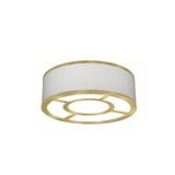 Chambers 2 Light Flush Mount 6 Inch Tall and 16 Inch Wide by Lite Tops - FM-S100-725
