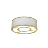 Chambers 2 Light Flush Mount 6 Inch Tall and 16 Inch Wide by Lite Tops - FM-S100-725