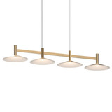 Troisea Trail 18W 1 LED Oversized Cone Shade Linear Pendant - 181-BEL-1270554