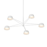 Sastoit Way 43W 5 LED Chandelier 12 Inch Tall and 45.25 Inch Wide - 181-BEL-1367394