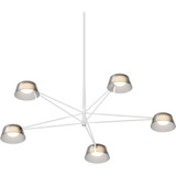 Sastoit Way 43W 5 LED Chandelier 12 Inch Tall and 45.25 Inch Wide - 181-BEL-1395888