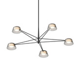 Sastoit Way 43W 5 LED Chandelier 12 Inch Tall and 45.25 Inch Wide - 181-BEL-1395888