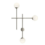 Smioroa Drive 3 LED Wall Sconce 19.5 Inch Tall and 13.5 Inch Wide - 181-BEL-1096157