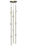 Fokoi Trail 16W 8 LED Short Pendant 34 Inch and 6 Inch Wide - 181-BEL-1388500