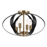 Cecil 4 Light 17.75 Inch Wide Flush Mount by Kichler - 52588