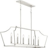 Parkhurst 6 Light Mini Island Chandelier by Progress - P400300